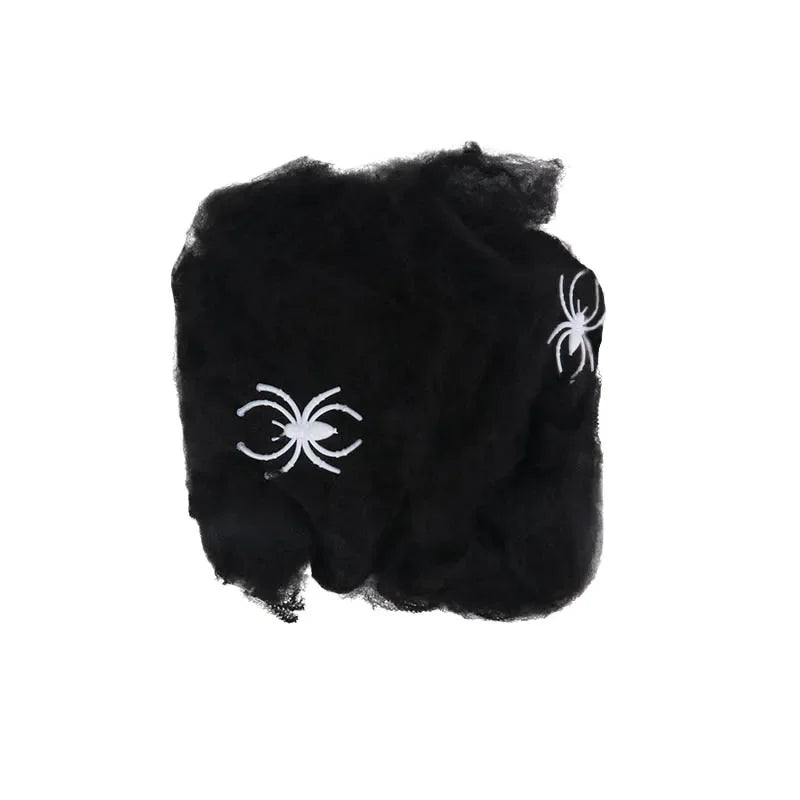 Halloween Spider Web Decoration β Stretchy Artificial Cobweb for Haunted House, Party & Bar Decor