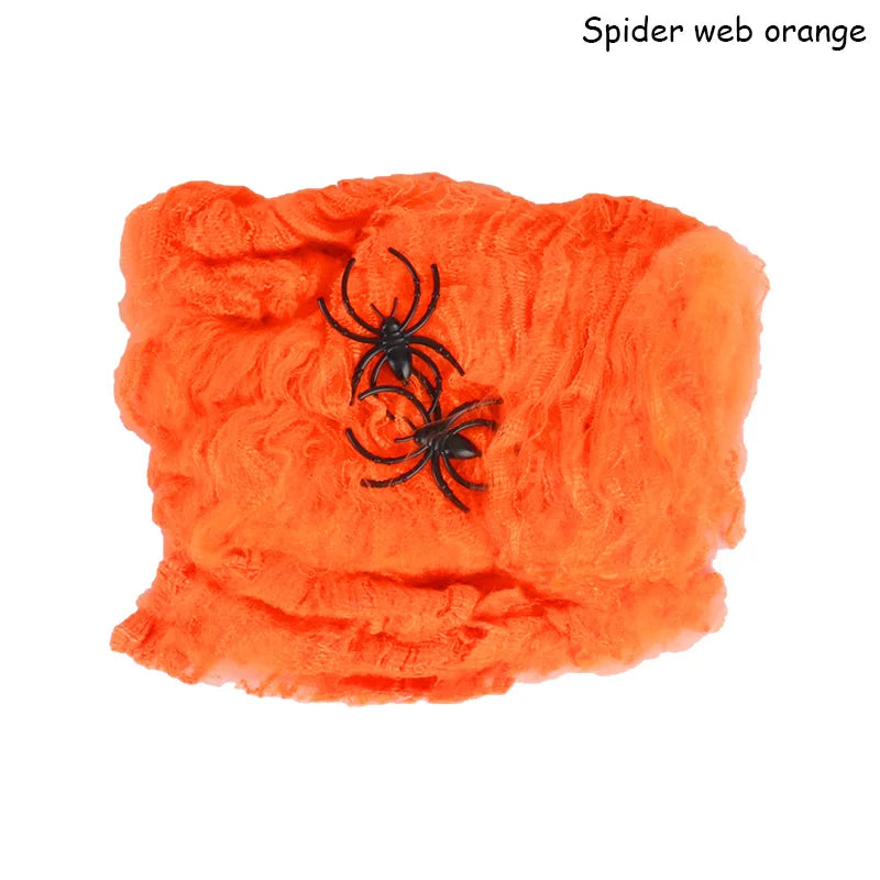 Halloween Spider Web Decoration β Stretchy Artificial Cobweb for Haunted House, Party & Bar Decor