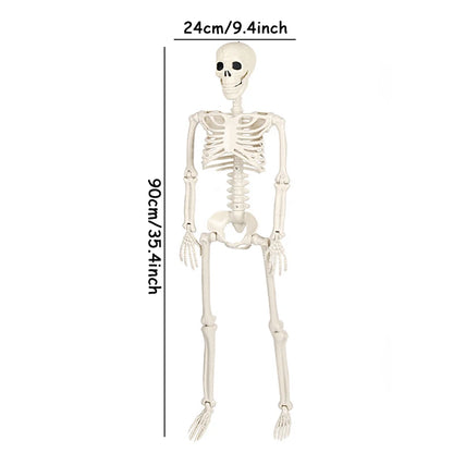 🎃 Halloween Skeleton Decoration 🎃 Scary Skull Bones for Fright Night